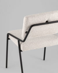 Стул Теллинг шенилл серо-бежевый