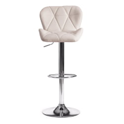 Барный стул BIAGGIO (mod. KY717) металл/экокожа, 44*50*83-103 см, белый/хром