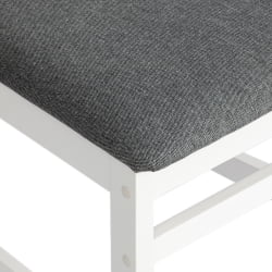 Стул SWEDEN Многослойная фанера, 41*40*99 см, white, ткань темно-серая (150) разобранный