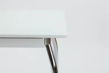 Обеденный стол Аспен СТ (6195) стекло Белое  цвет БЛ