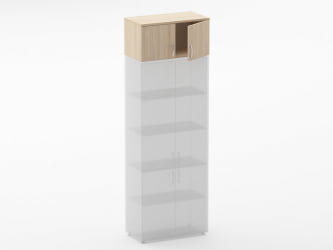 Антресоль Glassy 6.04.131 Дуб молочный