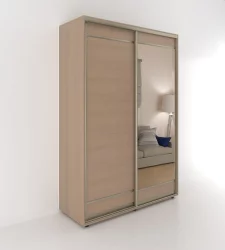 Шкаф-купе 2-х дверный Акцент-Лайт Д3 1200х600 Дуб молочный