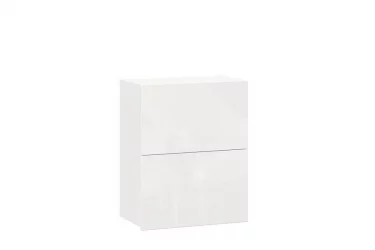 Шкаф кухонный 800 горизонтальный с 2 складными дверями6 Шервуд ЛД 281.970.000.173 Белый Белый глянец