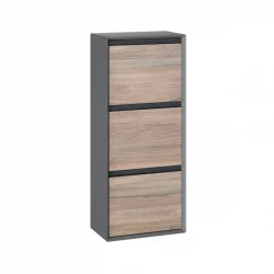 Обувница высокая Флекс ЛД 135.020.000 Оникс Серый Вяз дымчатый