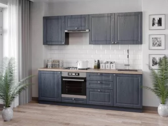 Панель окончание острова 722 Мокка ЛД 274.930.000 Дуб фактурный антрацит