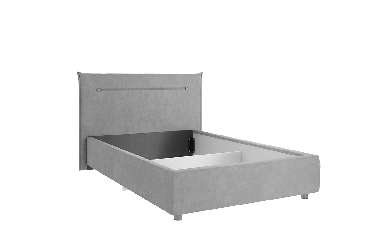 Кровать 1.2 Альба с основанием ZO.KM1.2-01 сосна (велюр)