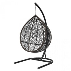 Кресло подвесное Бороло brown Синий