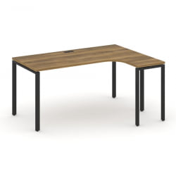 Стол эргономичный правый CONCEPT CN.OSA-002(R) Сандал Янтарный Черный