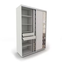 Блок ящиков для шкафа 1400x600 и 2100x600 Ящ-67 ВД Выбеленное дерево