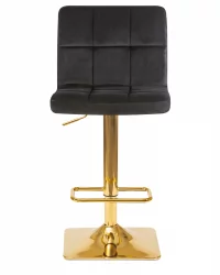 Стул барный ДОБРИН ГОЛДИЕ черный велюр МДЖ9-101 / DOBRIN GOLDIE MJ9-101