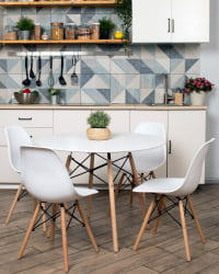 Стул Еамес Стйле ДСВ белый 4 шт. комплект (разборный каркас) / Eames Style DSW