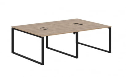 Бенч-система ЕДИС ЕКВСТ 2316 Дуб Денвер светлый Черный / EDIS EQWST