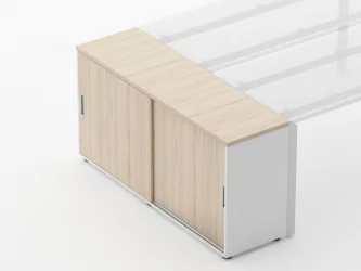 Тумба-купе для рабочего модуля Deka 9.02.145 Туя/Белый