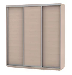 Шкаф-купе трехдверный Экспресс Трио Элемент 1800х2400h Дуб молочный