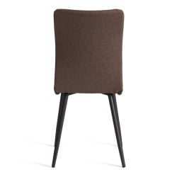 Дизайнерский стул La Rousse NEW, ткань рогожка, коричневый/черный, 3М7-147, 45x55x93 см