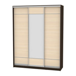 Шкаф-купе B-230х180х60-2(Венге-ДМ-D7D8D7)