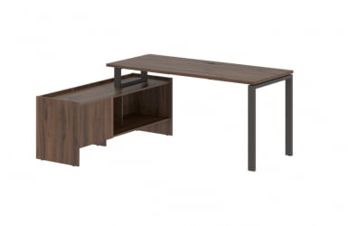 Стол с тумбой EDIS EUCT 17614 Дуб Денвер темный Мокко