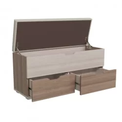 Тумба для обуви Флинт 2-4201 Ясень шимо темный/светлый