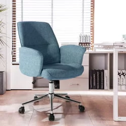Стул офисный Simona Голубой