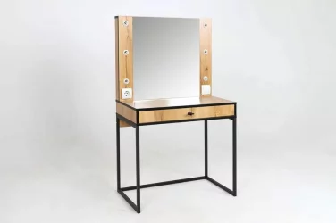 Туалетный стол Берген 2 Дуб Крафт Золотой Черный