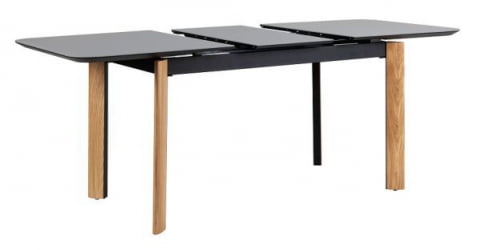 Стол раскладной Combi Glass 140-180 Automatic Natur/Dark matte glass