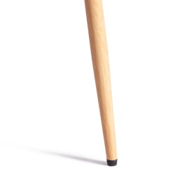 Металлический стул BREEZE (mod. JSC-58) Велюр/металл , 44 х 53 х 86 см, Light beige (светло-бежевый) HLR1 / натуральный