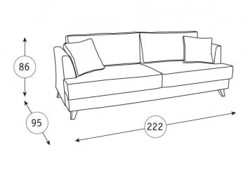Диван-кровать Дамаск ТД 211. Лаундж 25 Зеленый/ Фибра 2885/5 Коричневые цветы