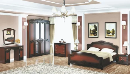 Кровать Лотос 160х200 Орех