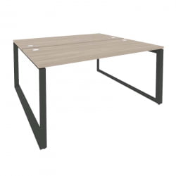 Рабочая станция на О-образном м/к ОНИКС О.МО-Д.РС-2.4.7 Дуб Аттик/Антрацит / ONIX O.MO-D.RS-2.4.7