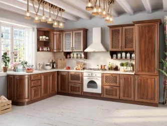 Шкаф кухонный 300 высокий Кантри ЛД 235.634.000 Ноче Таволато