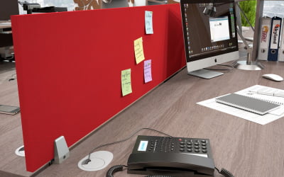 Экран разделительный (с тканью) XFP 143 (Красный)