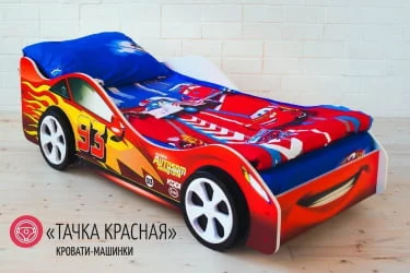 Кровать машинка Тачка красная