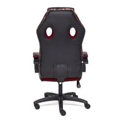 Кресло RACER GT MILITARY кож/зам/ткань, розовый/бордо, TW 13