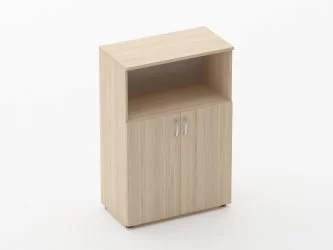 Шкаф средний полуоткрытый Glassy 6.12.121 Бук светлый