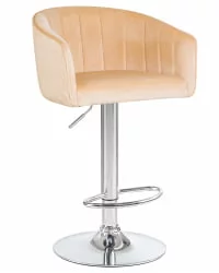 Стул барный DOBRIN DARCY Песочный велюр 1922-3
