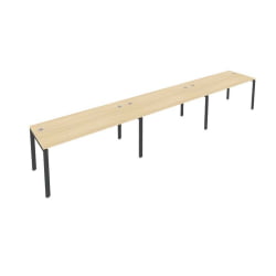 Рабочая станция на 3 раб.места Metal System Б.СМ-3.4 Акация/Антрацит