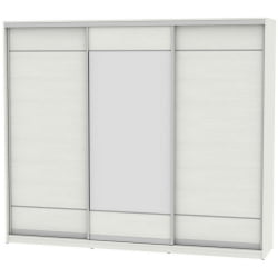 Шкаф-купе B-220х270х60-3(ВД-D7D8D7)