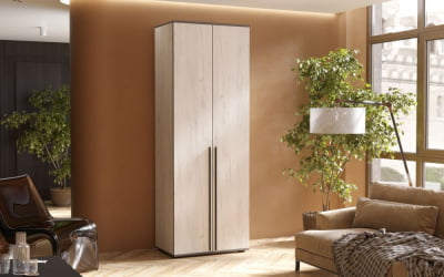 Шкаф Норд 2-х ств. Крафт белый