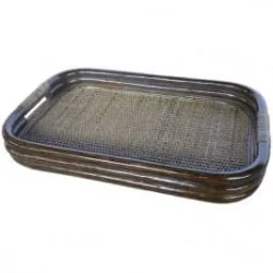 Поднос прямоугольный 21/04 темно коричневый