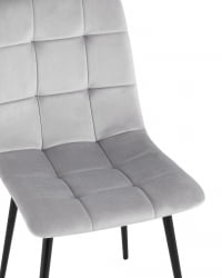 Стул Одди велюр светло-серый 4 шт. комплект