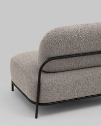 Диван Стоун new ткань букле серо-бежевый