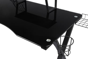 Компьютерный стол с надстройкой GD-06 Black (черный)