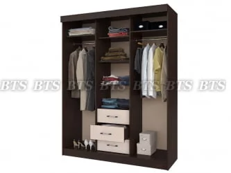 Шкаф купе Маэстро ясень шимо,дуб атланта