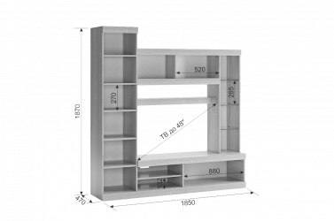 Мини-стенка Макси MSM-001