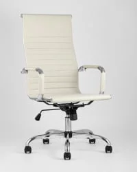 Кресло руководителя ТопЧаирс Ситй Бежевое / TopChairs City