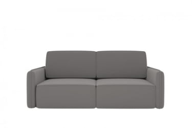 Серый диван Сордален (Berhouse) Цвет фасада: Левис 09 велюр; Тип: Прямой; Материал фасада: Металл/Велюр