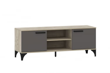 ТВ тумба Марсель НМ 013.45 Софт Графит Дуб Крафт серый