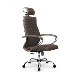 Кресло руководителя Metta L 2c 44C/K116 Infinity Easy Clean (MPES) Комплект 5 Светло-коричневое