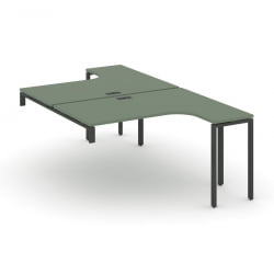 Рабочая станция-надставка на опорные тумбы CONCEPT CN.DSAN-003 Кобо Черный