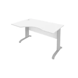 Стол криволинейный левый Riva ПЛ.СА-2 Л Белый